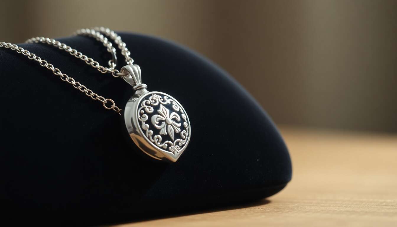 Avis sur le collier urne funéraire en argent 925 : un hommage élégant