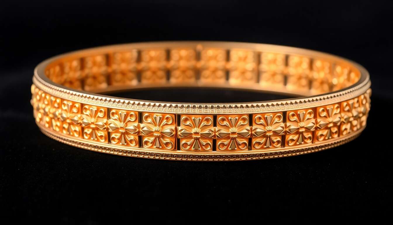 Avis sur le bracelet Elite Meander : charme égyptien en or rose 18 carats