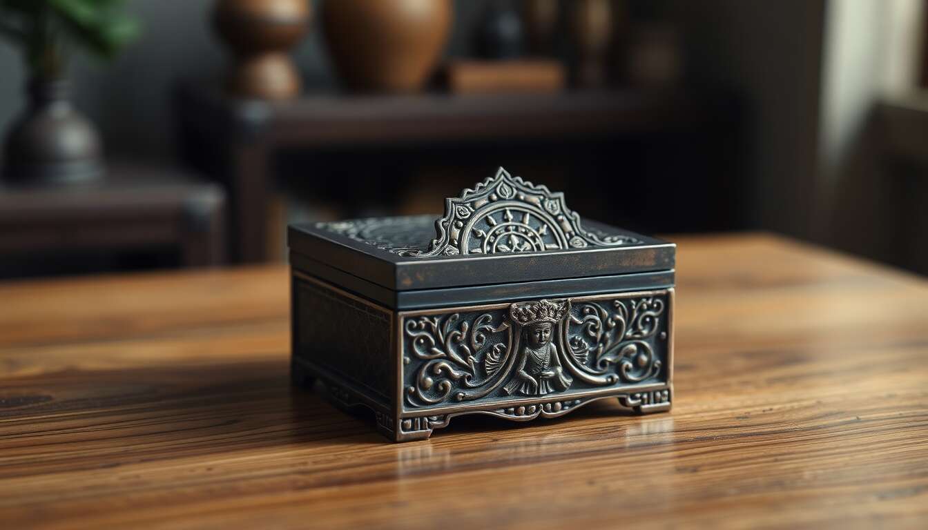 Avis : boîte à bijoux bouddhiste Ebros Gift Bhumisparsha