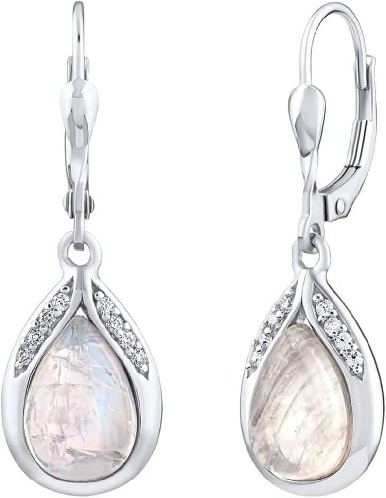Avis : boucles d'oreilles Silvego JST13327EMS en argent et pierre de lune