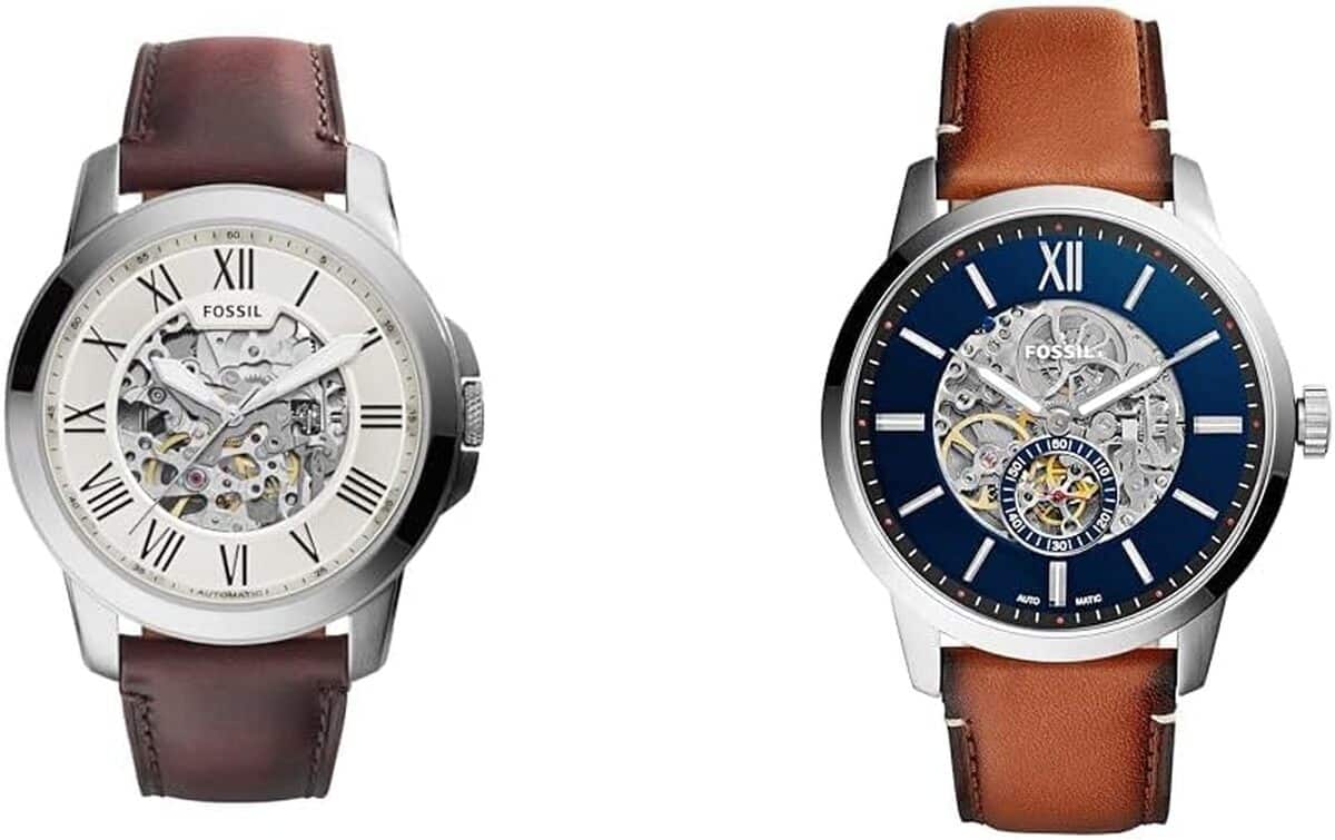 Test des montres automatiques Fossil Grant et Townsman