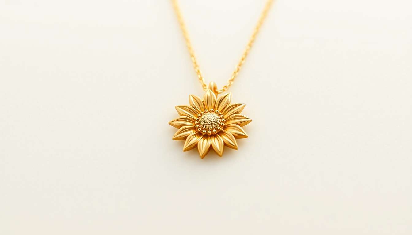 Avis sur les bijoux tournesol Kecho en or jaune 14 carats