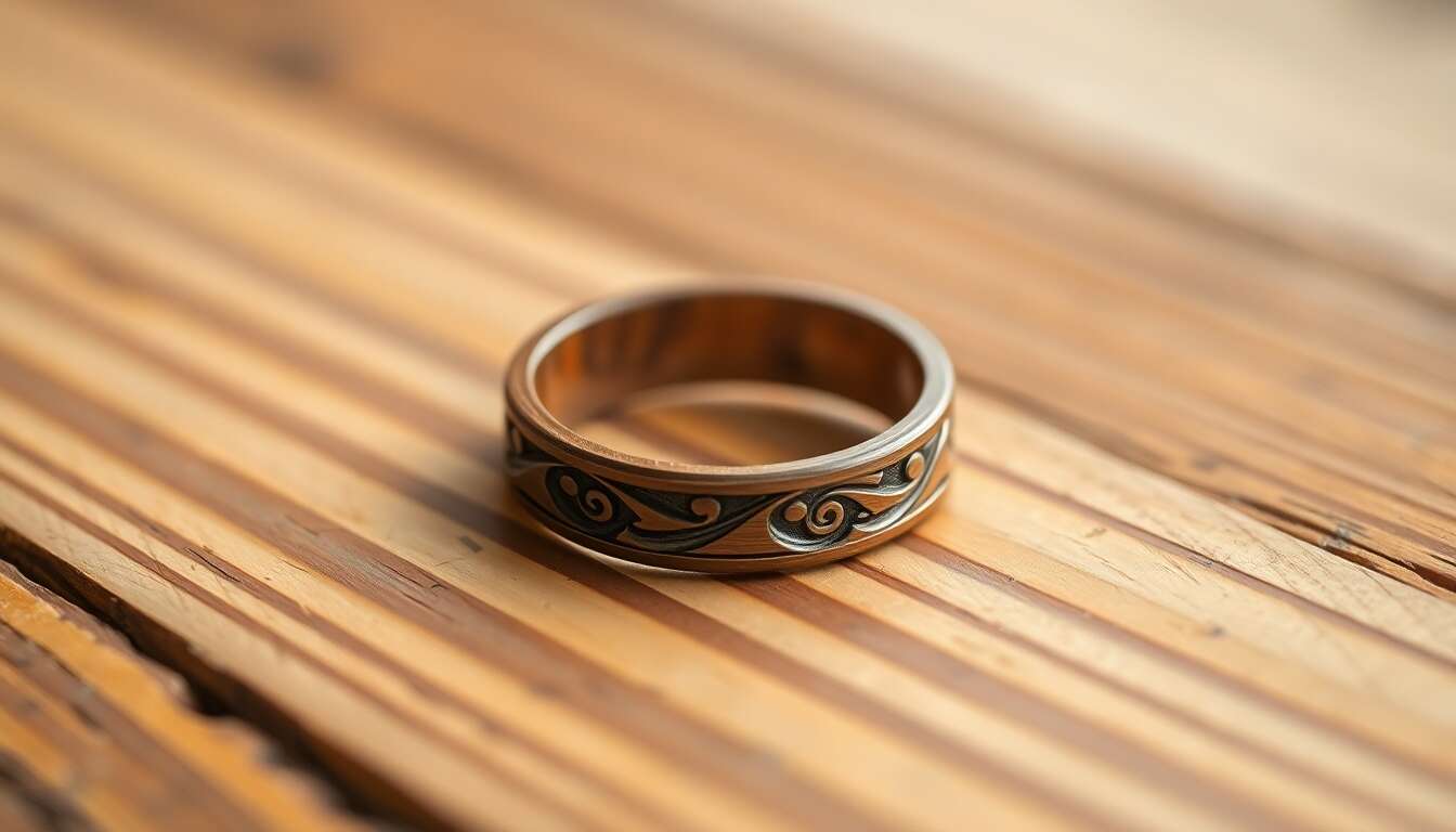 Alliances en bois : harmonie et originalité pour votre union