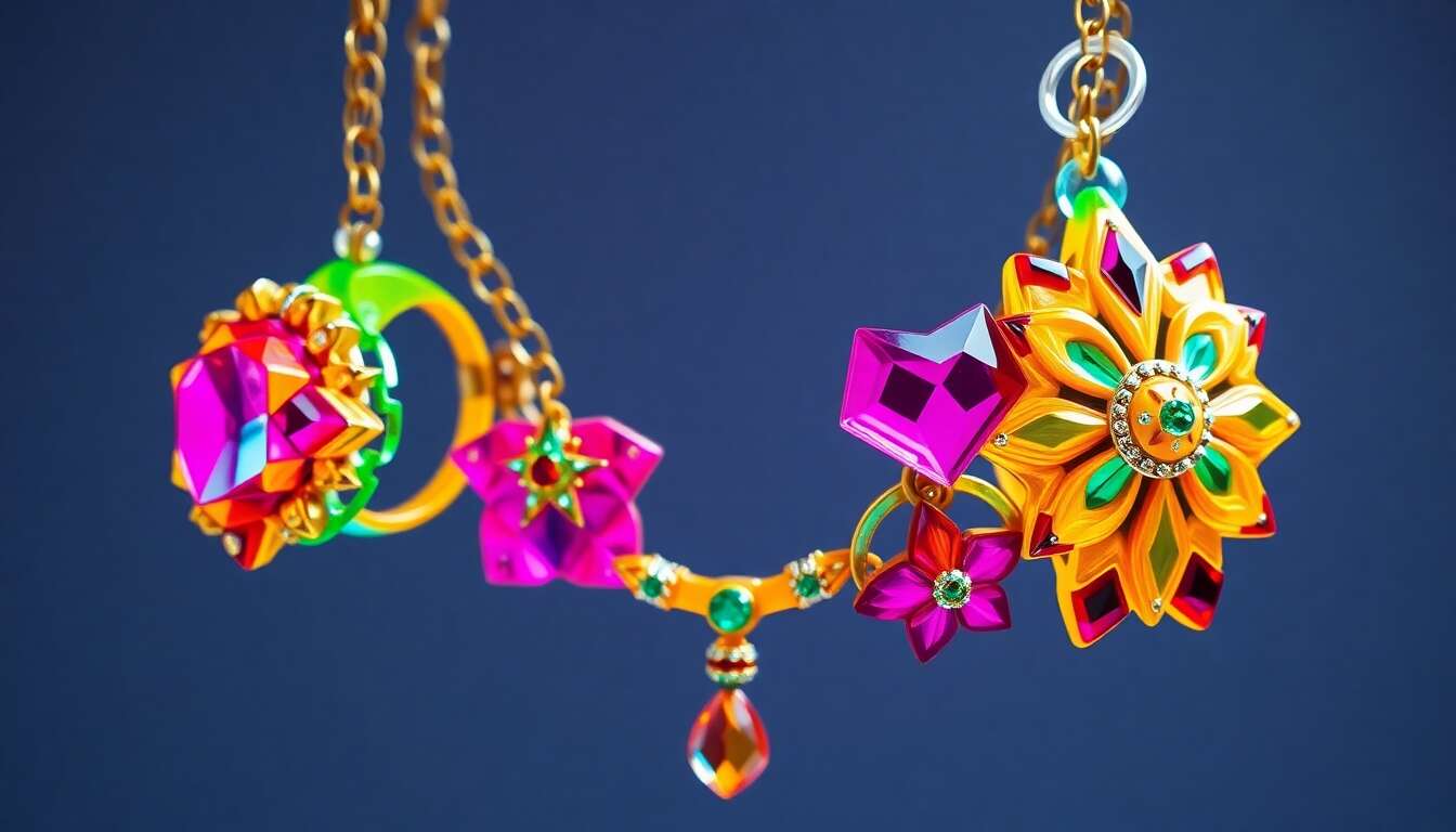 Les bijoux en plastique : un hommage aux années 2000