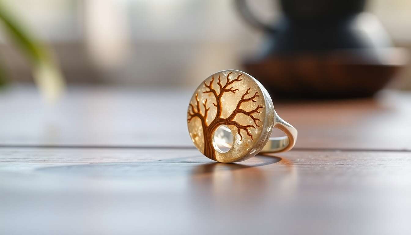 Avis sur la bague Energy Stone "Double Arbre" : élégance et méditation