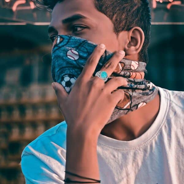 BETHZA Bague turquoise pour homme en argent sterling 925 vintage avec pierre précieuse turquoise véritable bijoux cadeaux d'anniversaire fête des pères