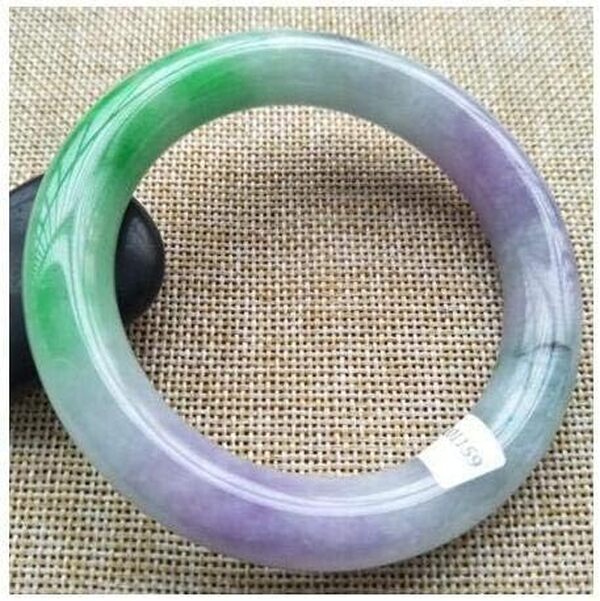 ZHIBO Certifié grade a bracelet jadéite vert naturel jade bangle 58mm -60mm
