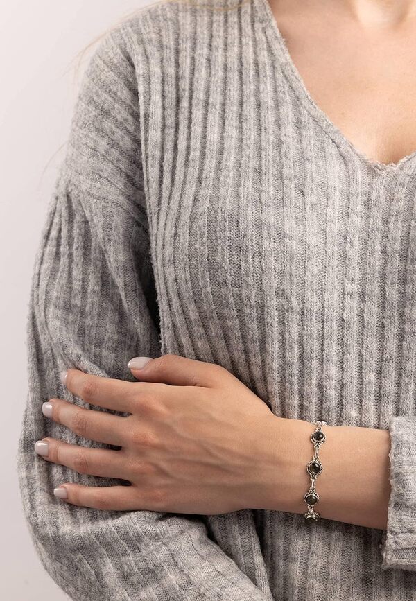 Bracelet argent 925 sterling véritable argent femme