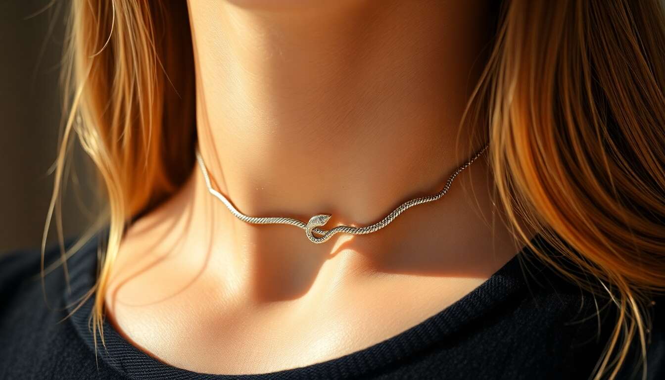 Les colliers serpent : accessoires incontournables