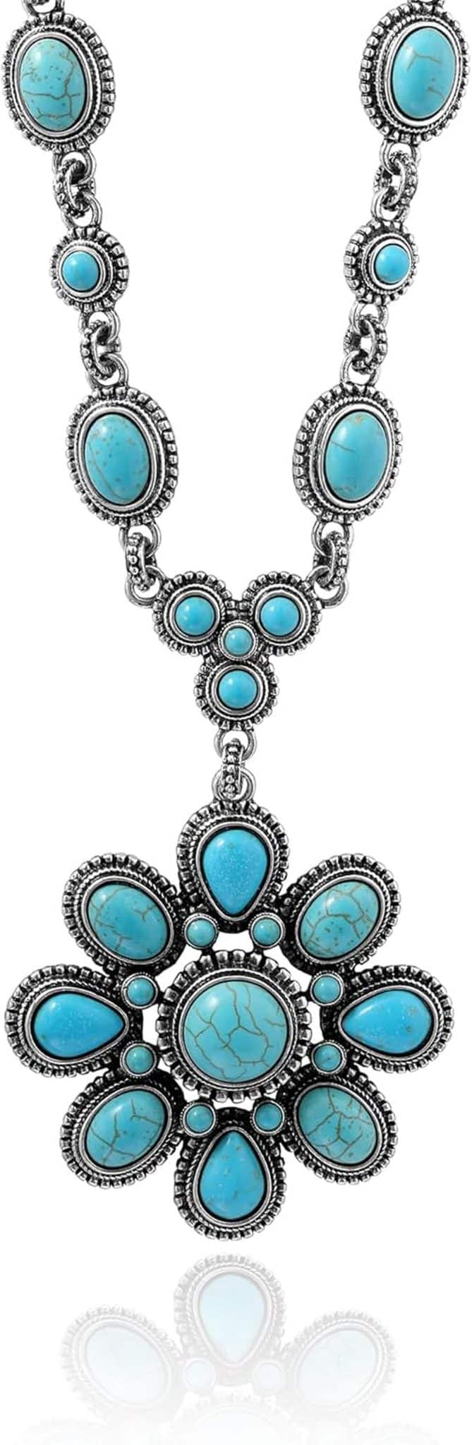 Avis : collier plastron turquoise Jessica Simpson pour femme