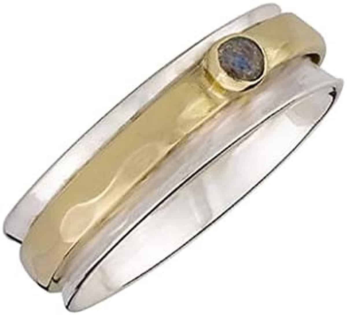 Avis sur la bague de méditation Energy Stone en argent sterling et labradorite