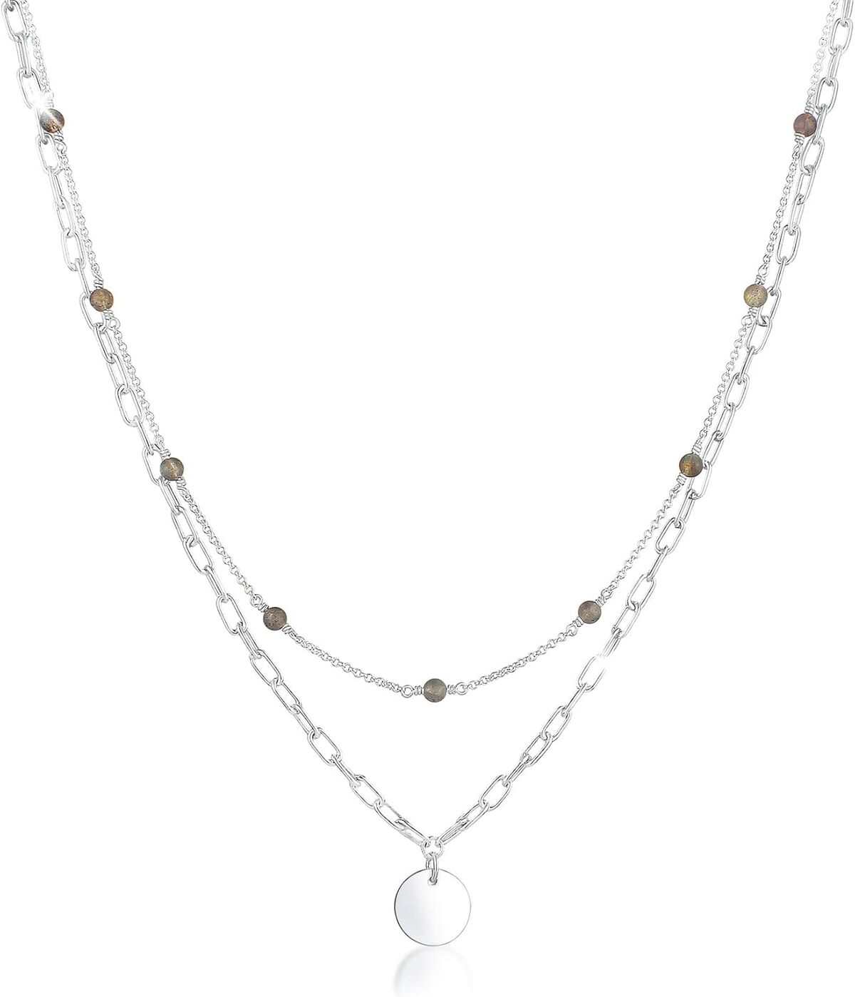 Avis sur le collier Elli en argent et labradorite