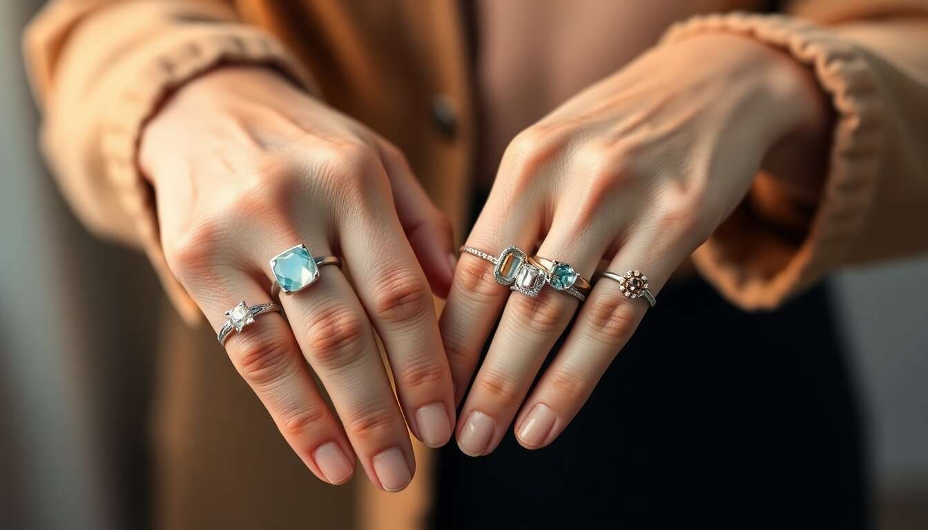 Signification des bagues selon chaque doigt