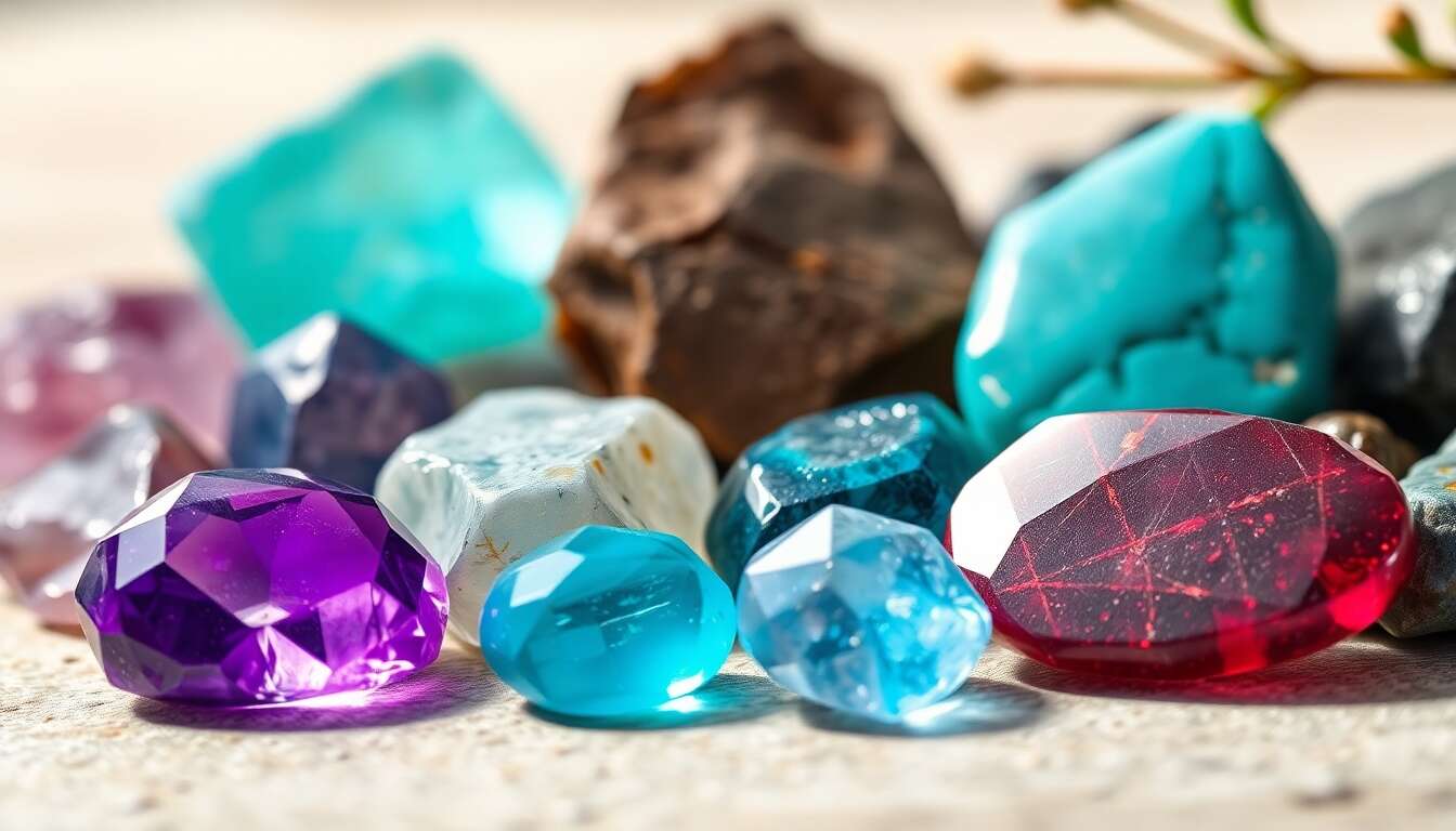 Guide des pierres semi-précieuses : découvrez leurs secrets