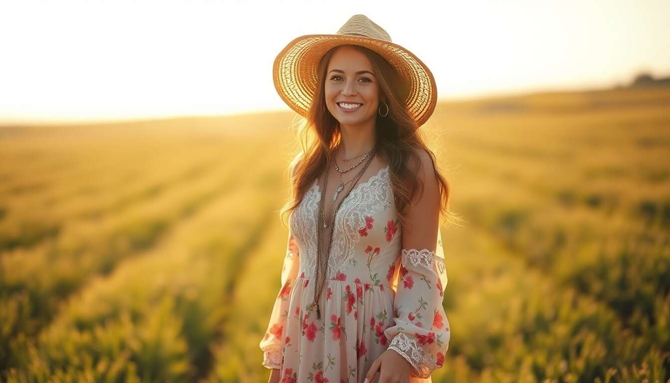 Mode femme : adoptez le look bohème chic