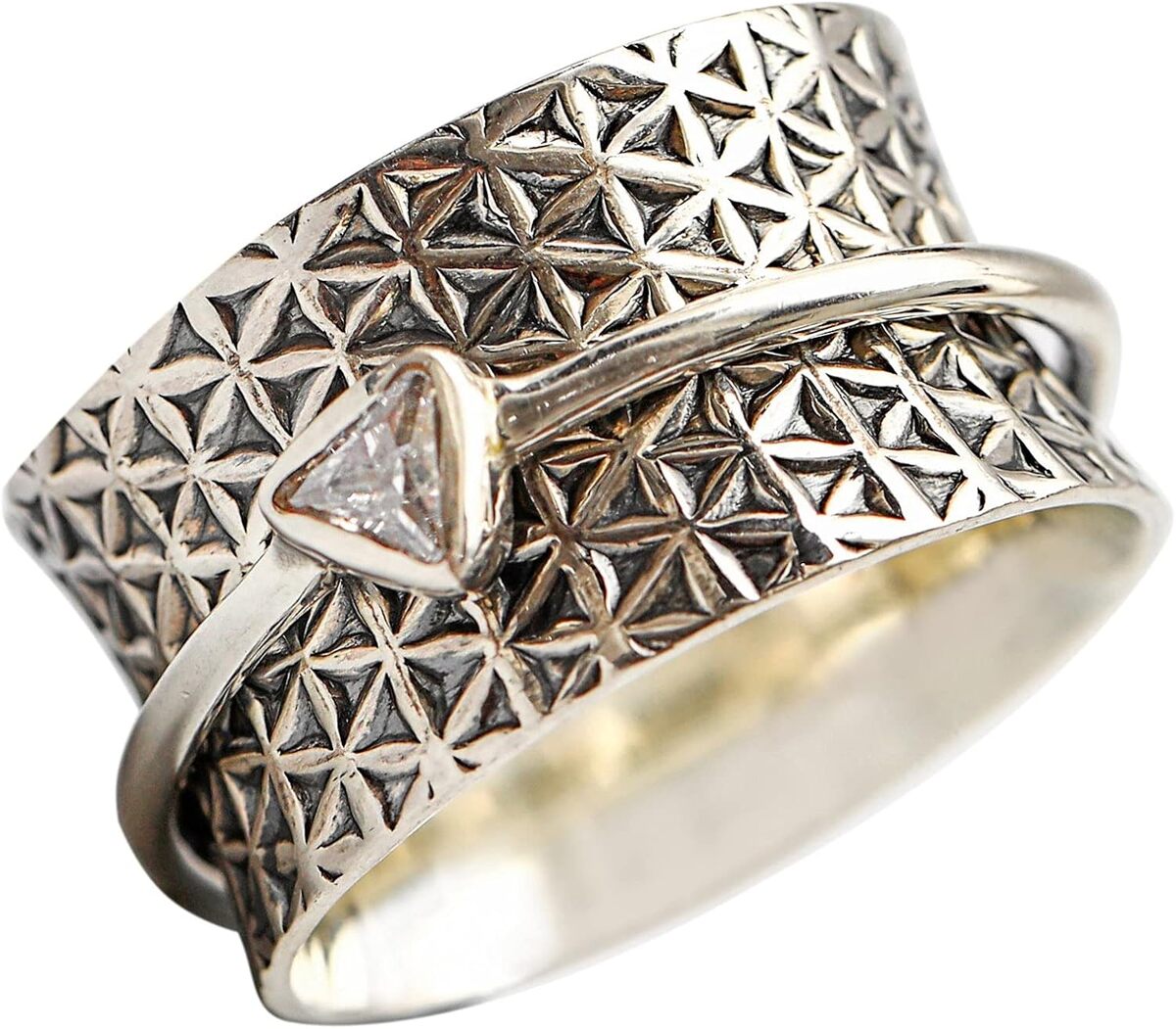 Avis sur la bague anti-stress Energy Stone Geometric Trillian
