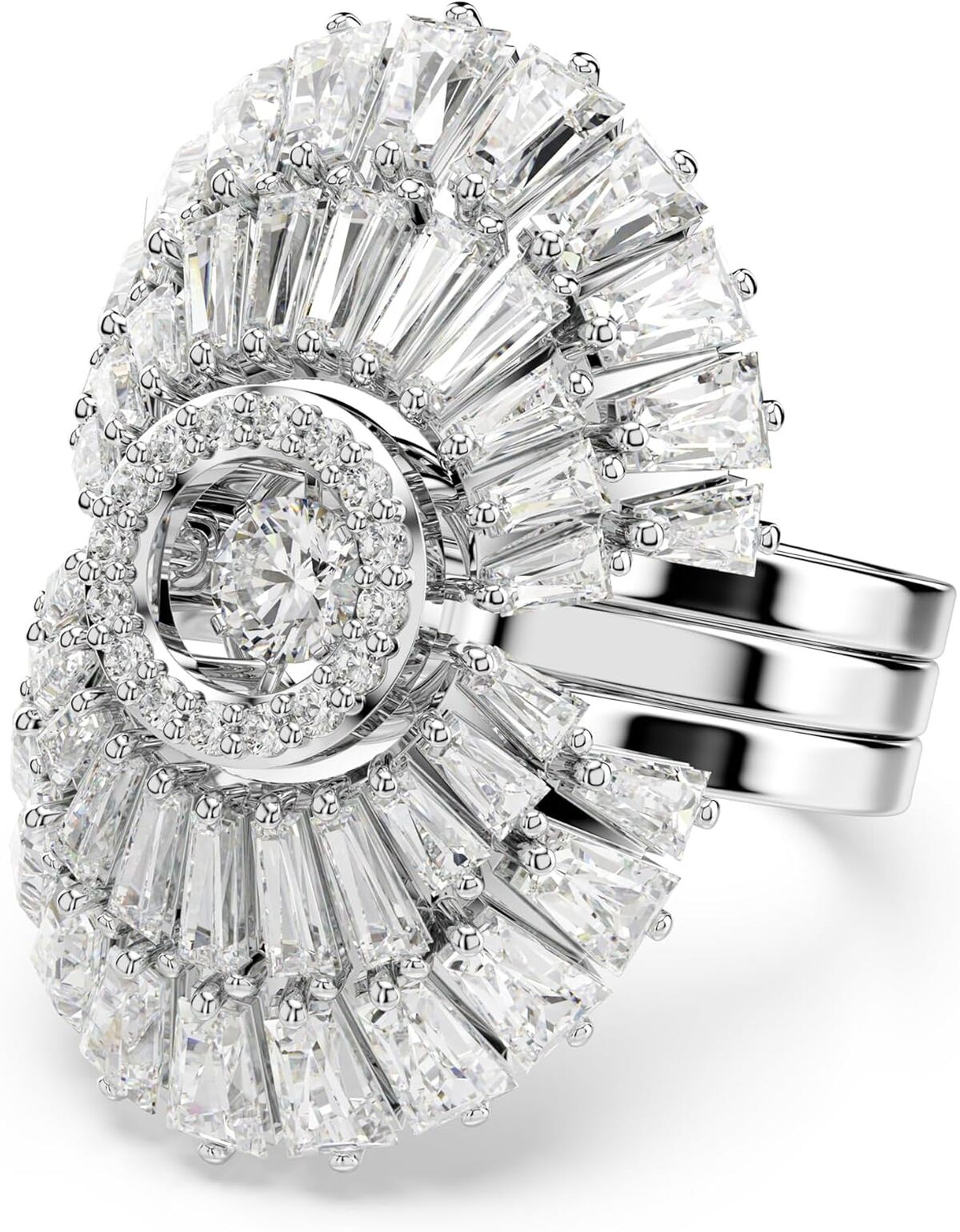 Avis sur la bague Idyllia de Swarovski : élégance en coquillage blanc