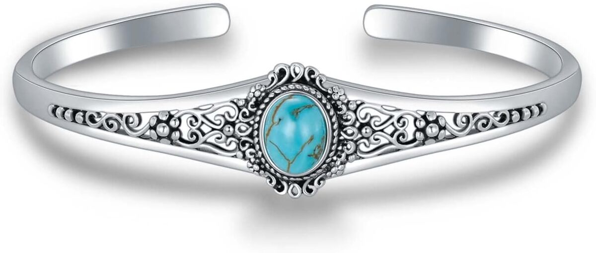 Avis sur le bracelet Bethza en argent sterling 925 et turquoise