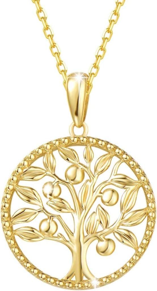 Avis sur le collier arbre de vie en or jaune 14 carats