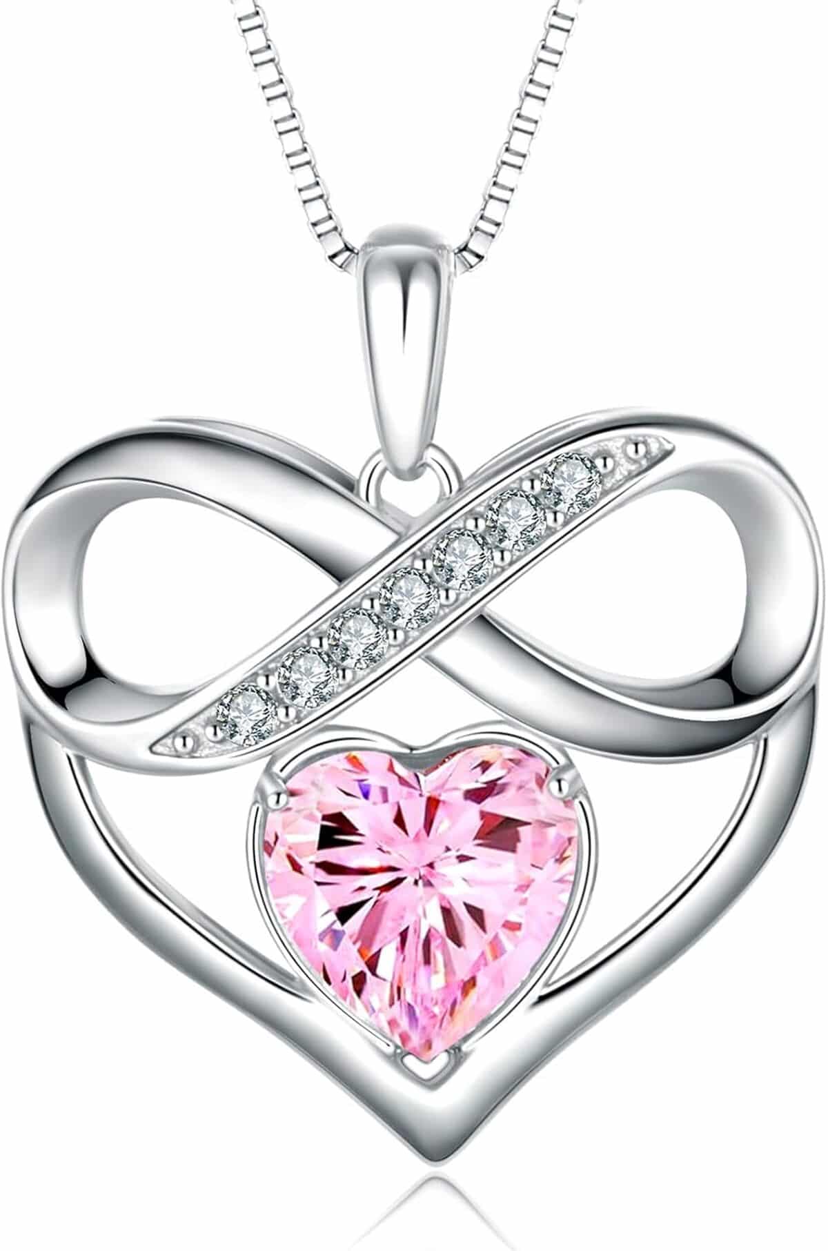 Avis sur le collier cœur infini NONNYLLEI en argent sterling