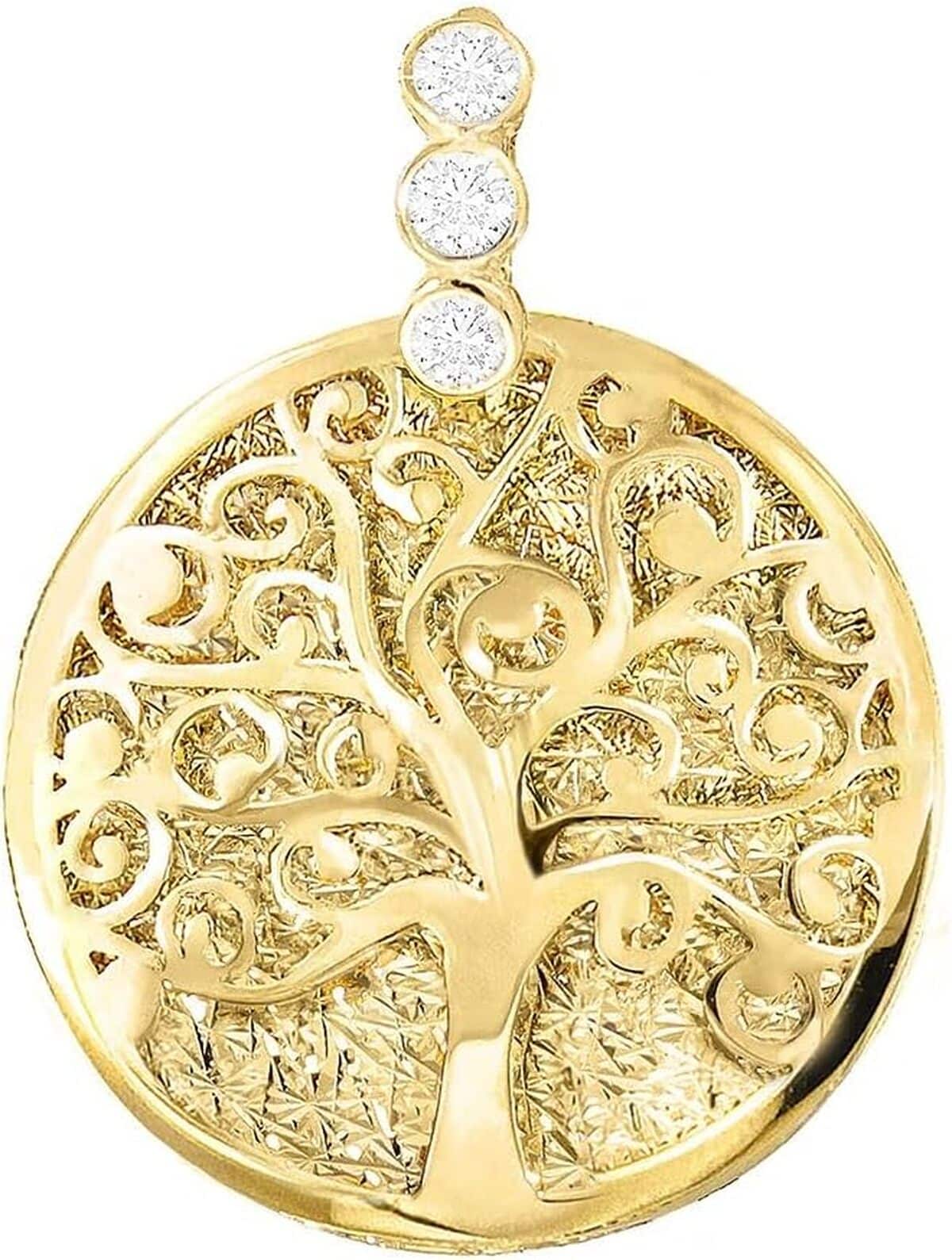 Avis : pendentif Lucchetta arbre de la vie en or et saphirs