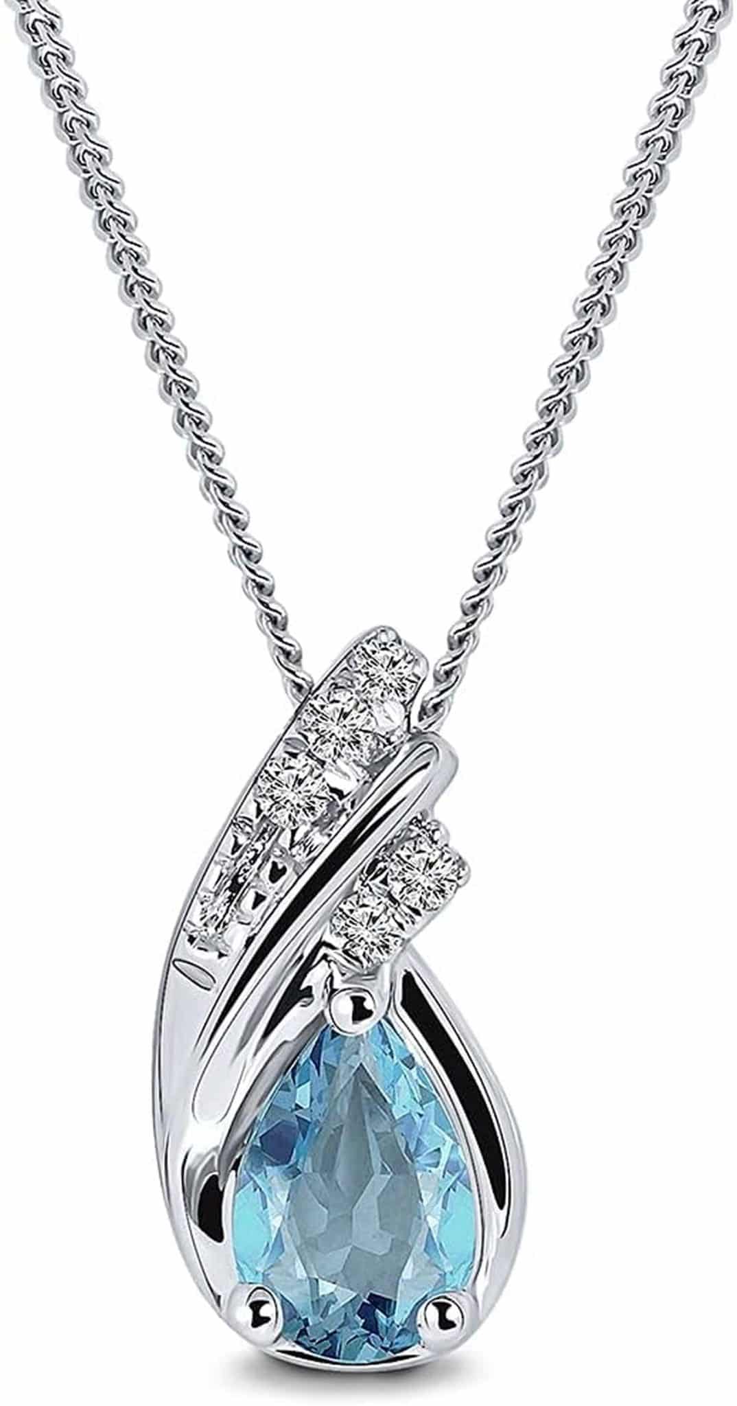Avis sur le collier Miore en argent et or avec topaze et diamants naturels
