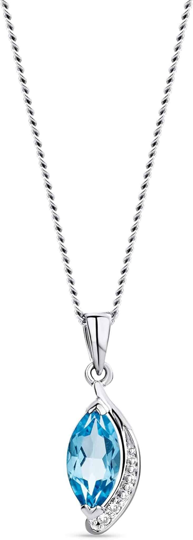 Avis sur le collier Miore en or blanc avec diamants et pierres précieuses