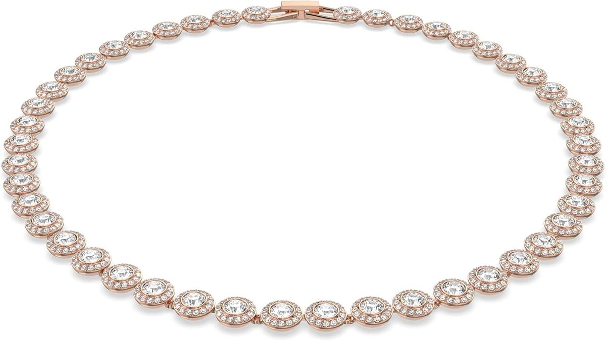 Avis sur le collier Swarovski Angelic en or rosé et cristaux blancs