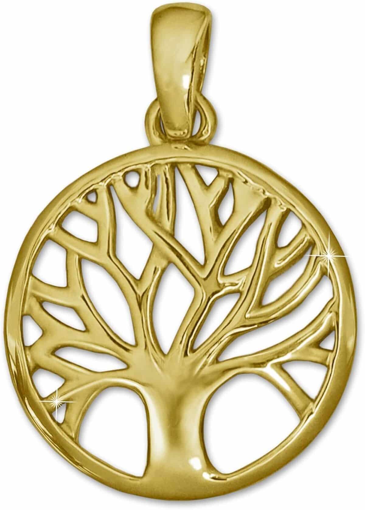 Avis sur le pendentif arbre de vie Clever Schmuck : l'élégance en or 333