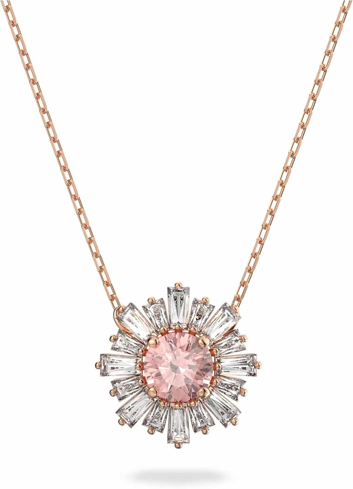 Avis sur le pendentif Sunshine de Swarovski : élégance en or rosé