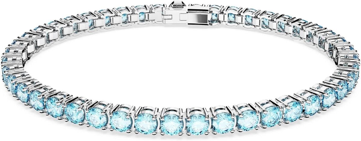 Avis Swarovski Bracelet Matrix Tennis : élégance aigue-marine