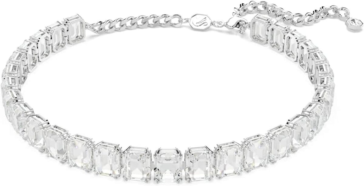 Avis sur le ras-de-cou Swarovski Millenia blanc : élégance octogonale
