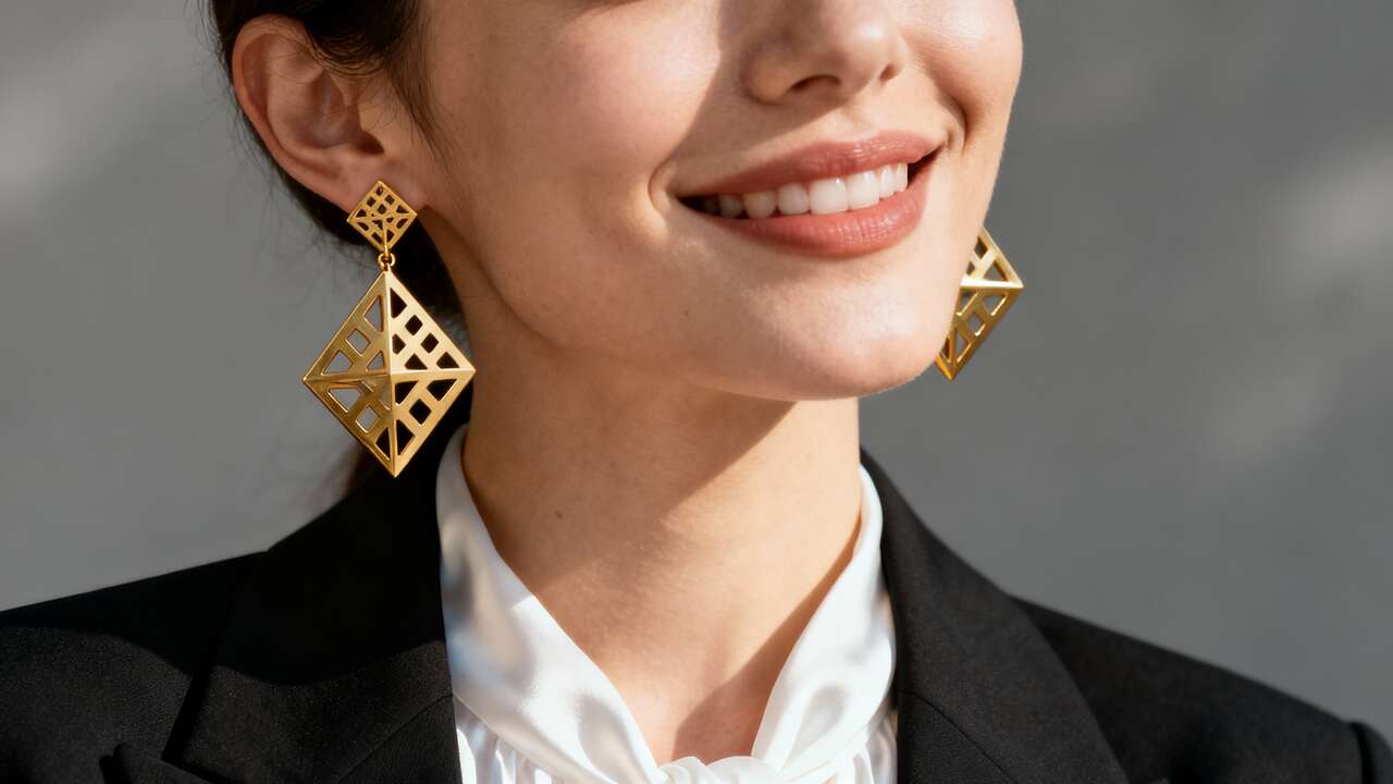 Nouvelle tendance : boucles d'oreilles à la mode