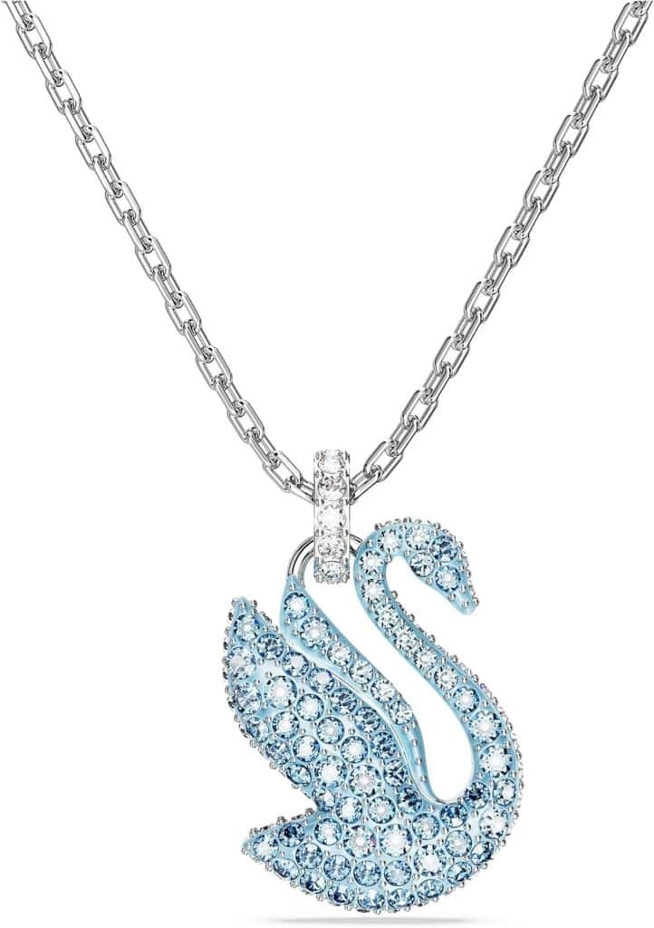 Avis : collier Iconic Swan de Swarovski, pendentif cygne cristaux bleus