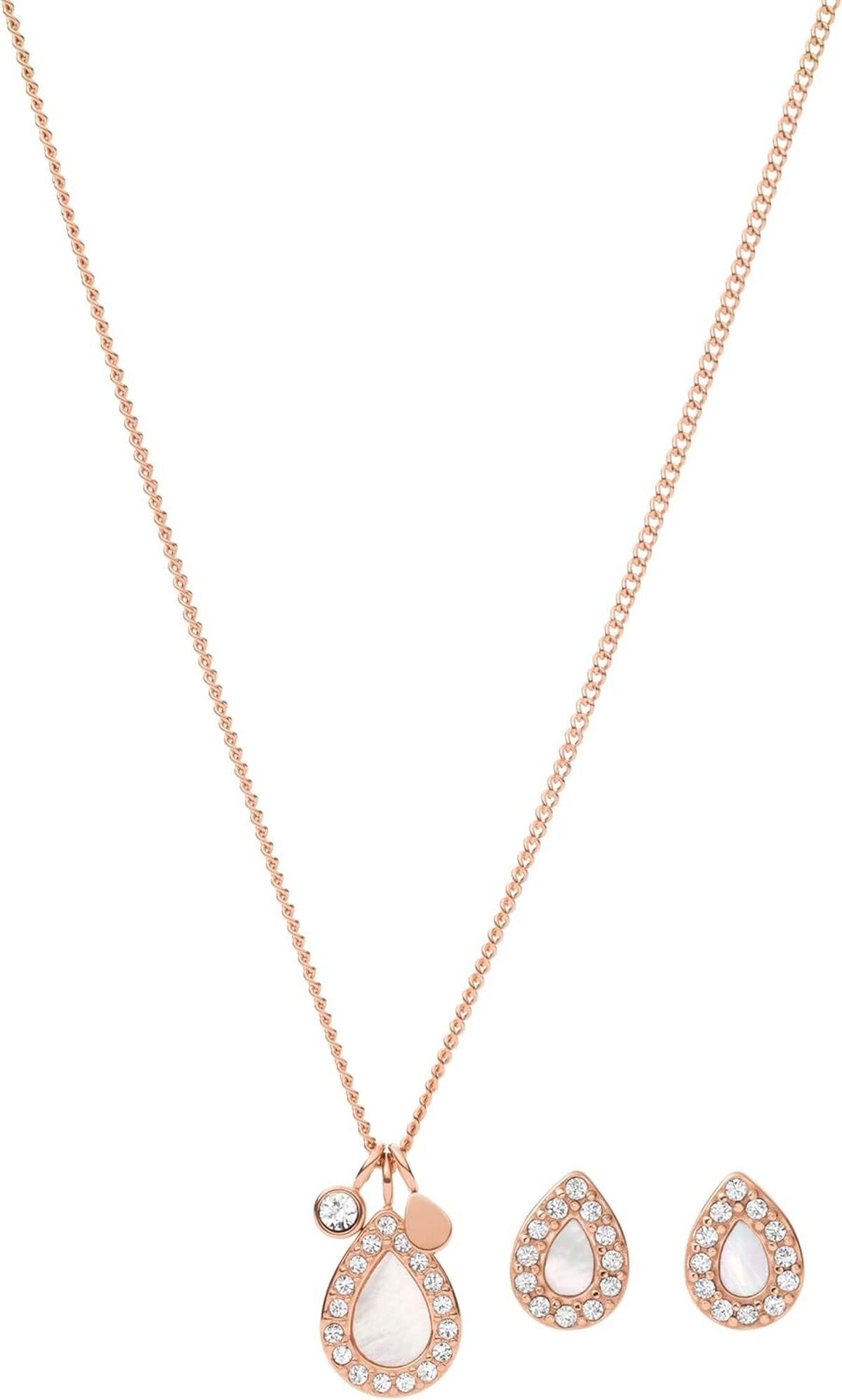 Avis sur le set Fossil Stevie rose gold pour femmes