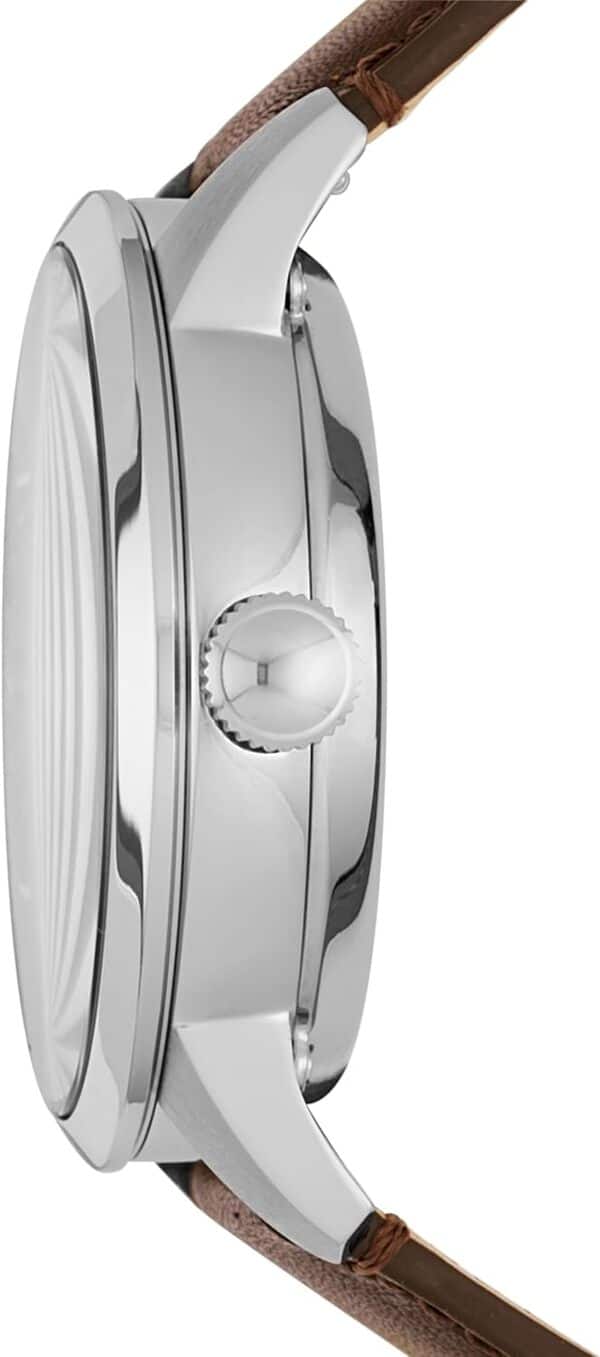 Fossil Men's Analog Automatic Watch with Leather Strap ME3105