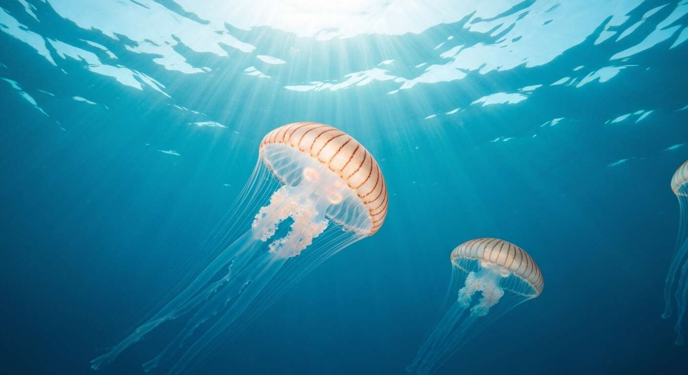 Les m&eacute;duses comme objets d'art inspirants