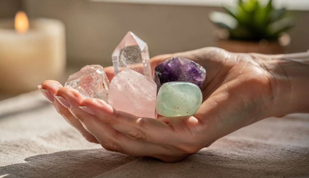 Cristaux pour l'équilibre hormonal et le bien-être des femmes