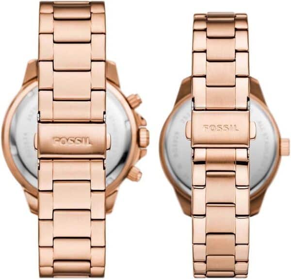 Fossil Montre Homme - Quartz Analogique - Bracelet en Acier Inoxydable - 4064092248555, doré, Moderne