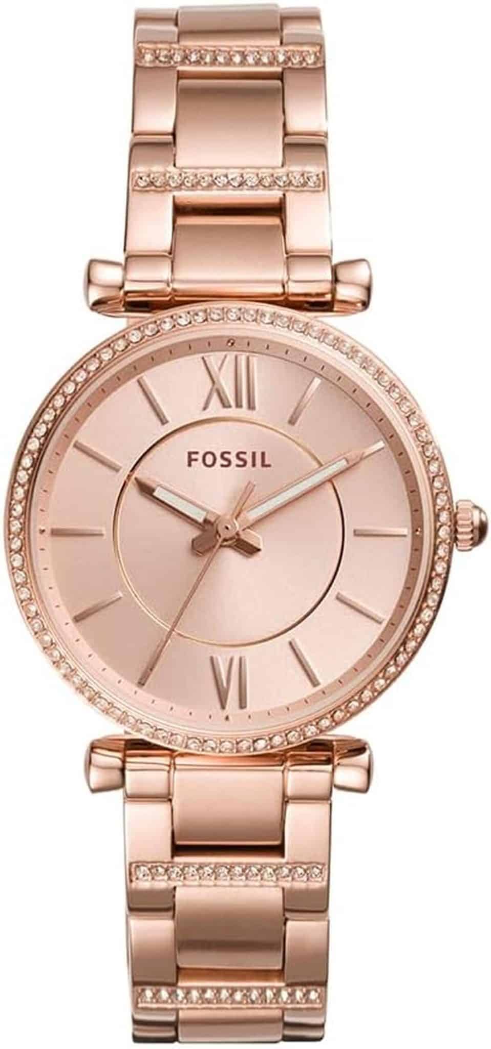 Avis sur la montre Fossil Carlie, avec mouvement quartz