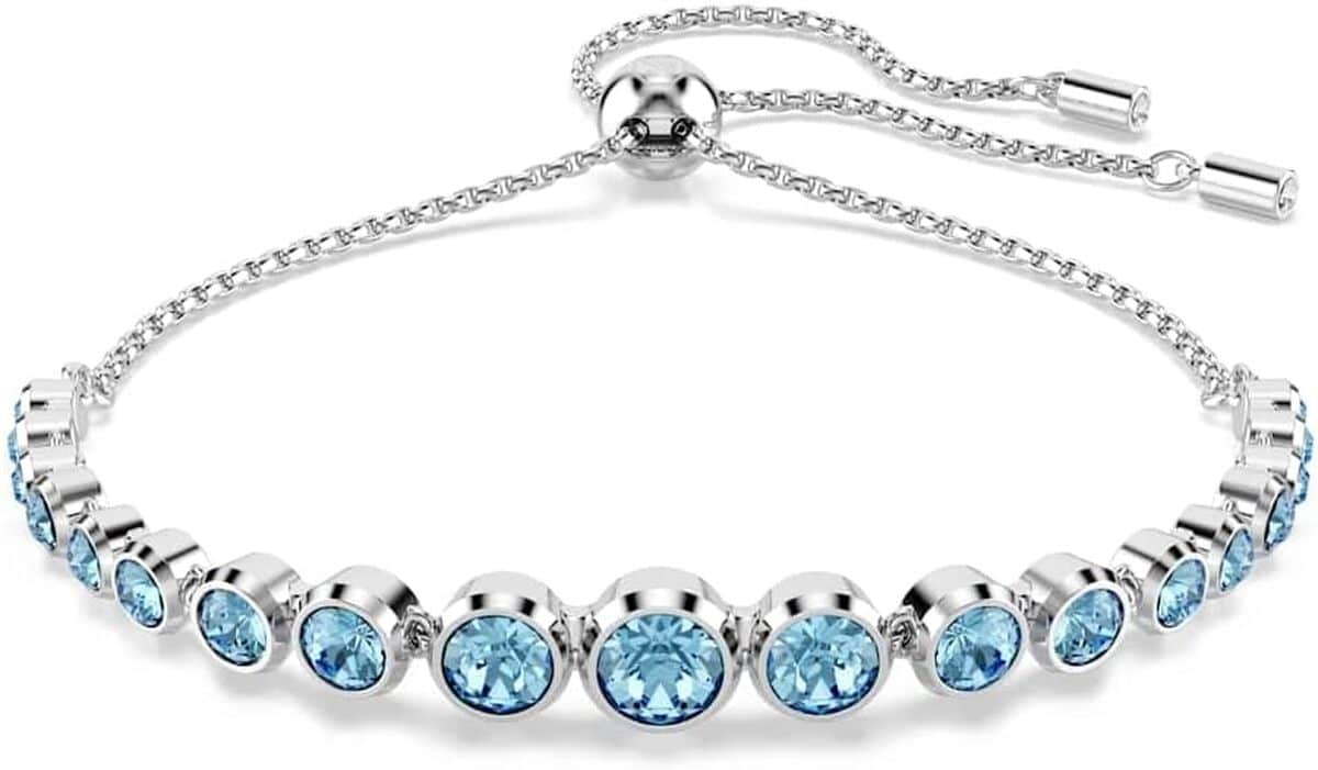 Avis sur le bracelet tennis Imber de Swarovski : élégance en bleu