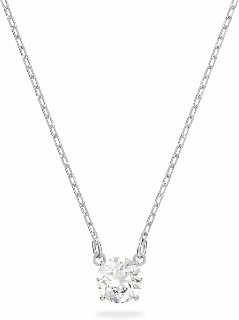 Avis sur le collier Swarovski Attract blanc, métal rhodié