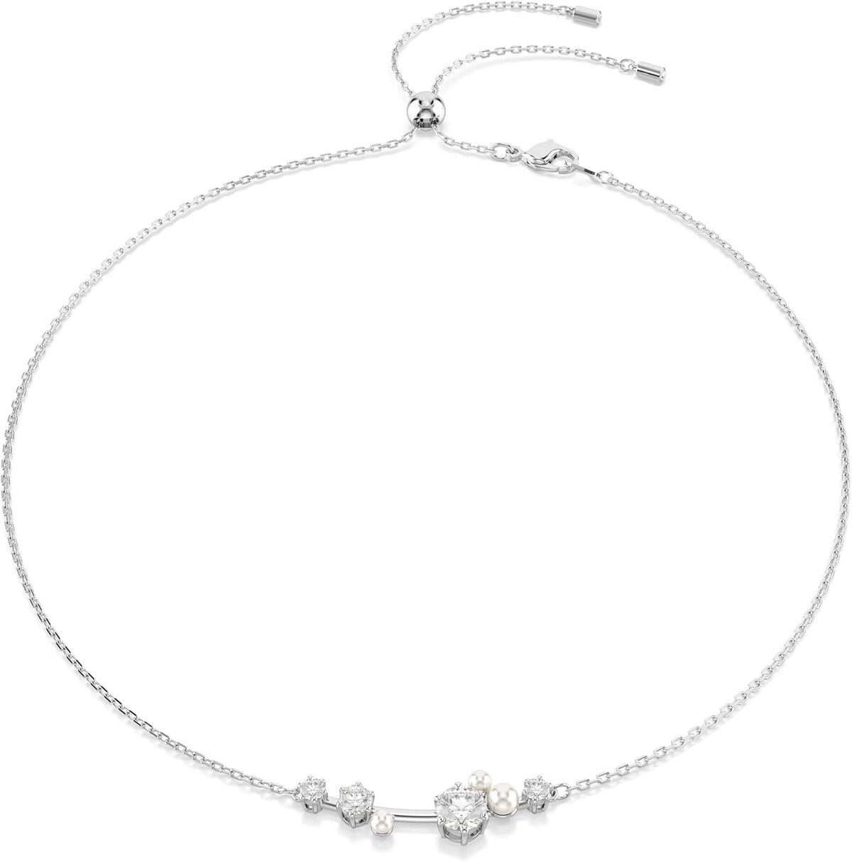 Avis sur le collier Swarovski Constella : élégance en perles blanches