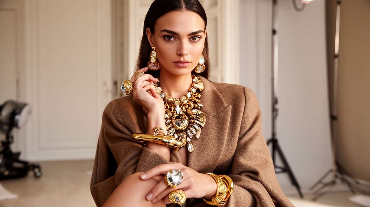 Les bijoux oversize : colliers, bagues et bracelets