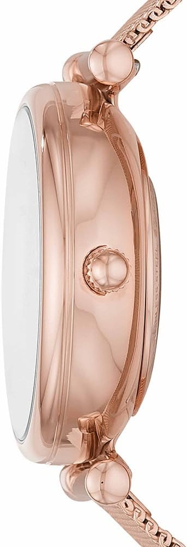 Fossil Montre Carlie pour Femme, Mouvement Automatique avec Bracelet en Maille d'acier Inoxydable