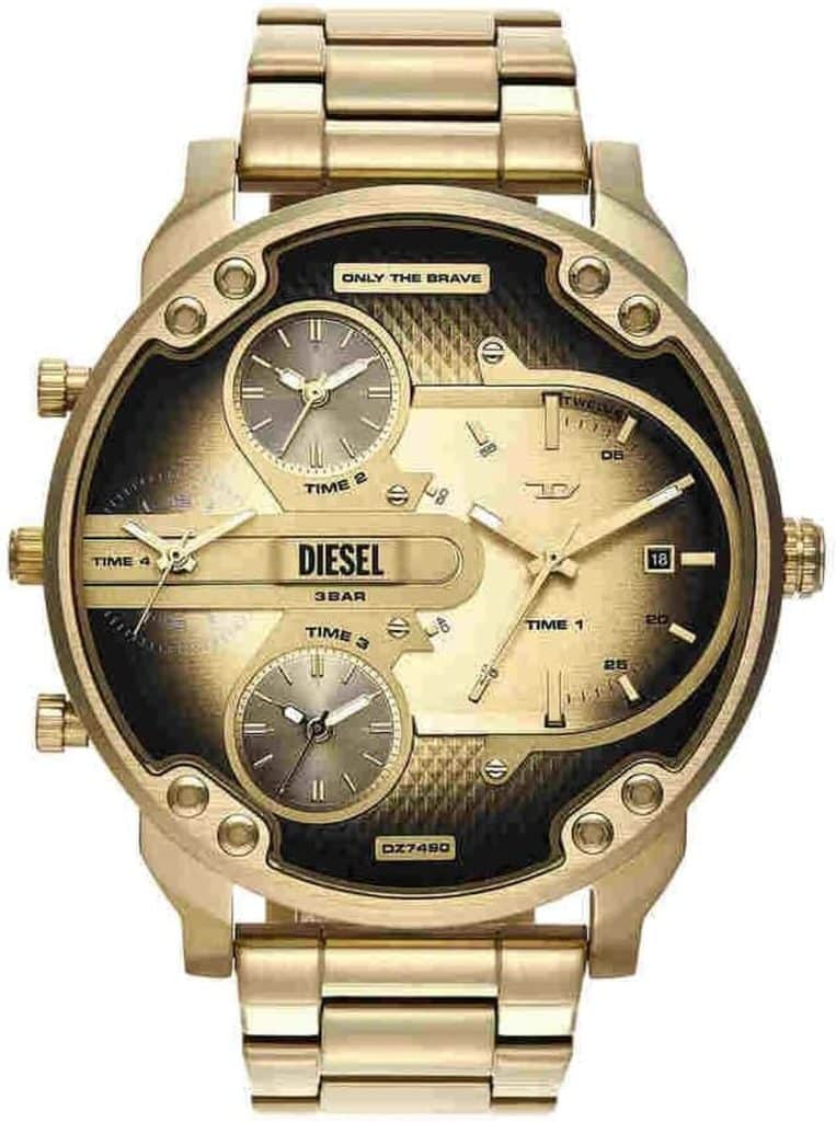 Avis sur la montre homme Diesel DZ7490 en acier inoxydable