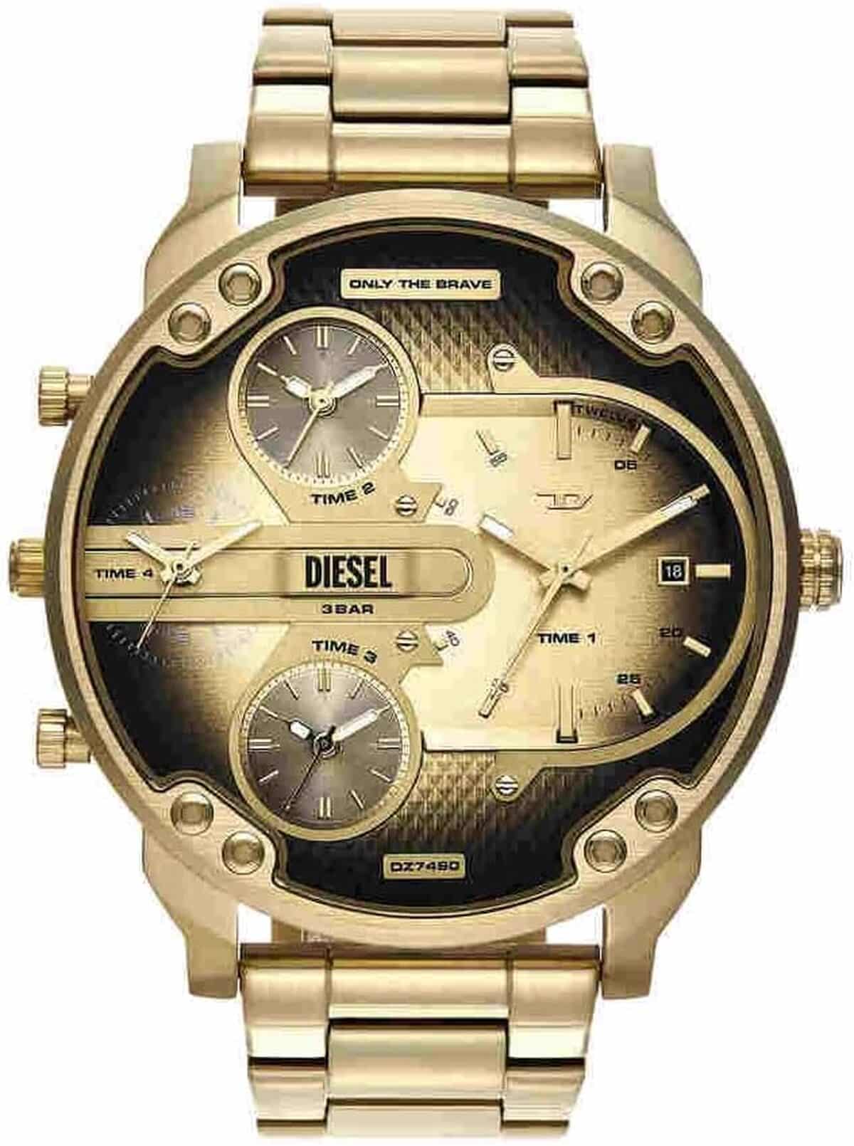 Avis sur la montre homme Diesel DZ7490 en acier inoxydable