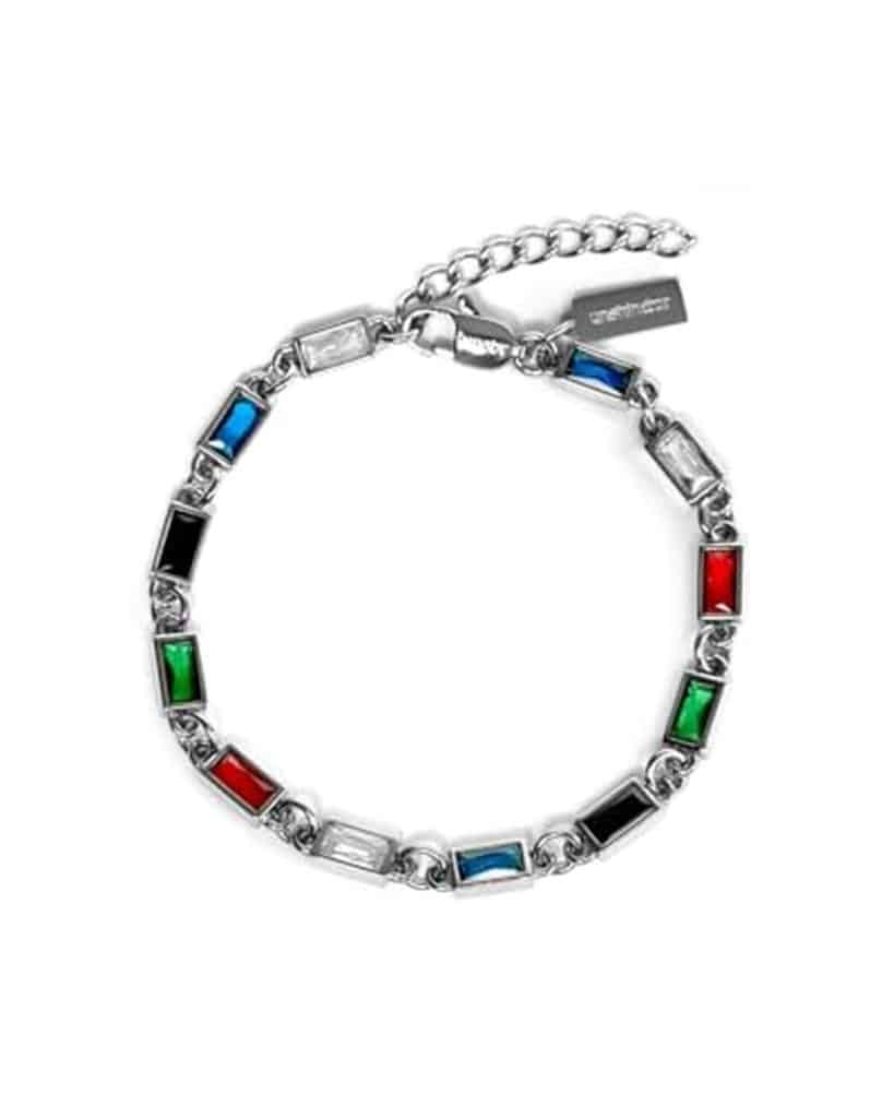 Avis sur le bracelet multicolore homme Unshinebar en pierres précieuses