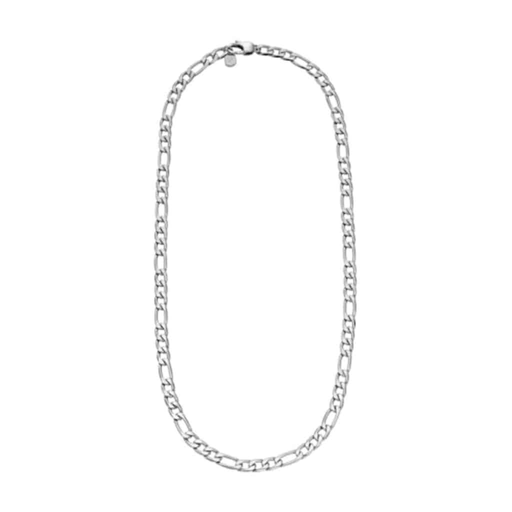 Avis sur le collier unisexe Fossil All Stacked Up en acier inoxydable