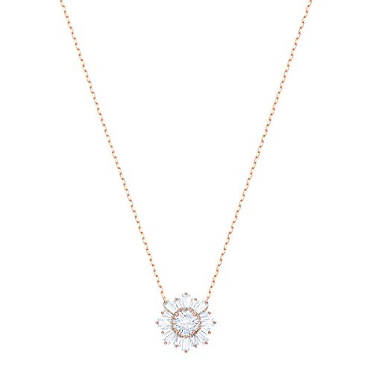 Avis pendentif Swarovski Sunshine : élégance dorée